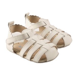 Robeez Baby Sandals - White - 12-18M